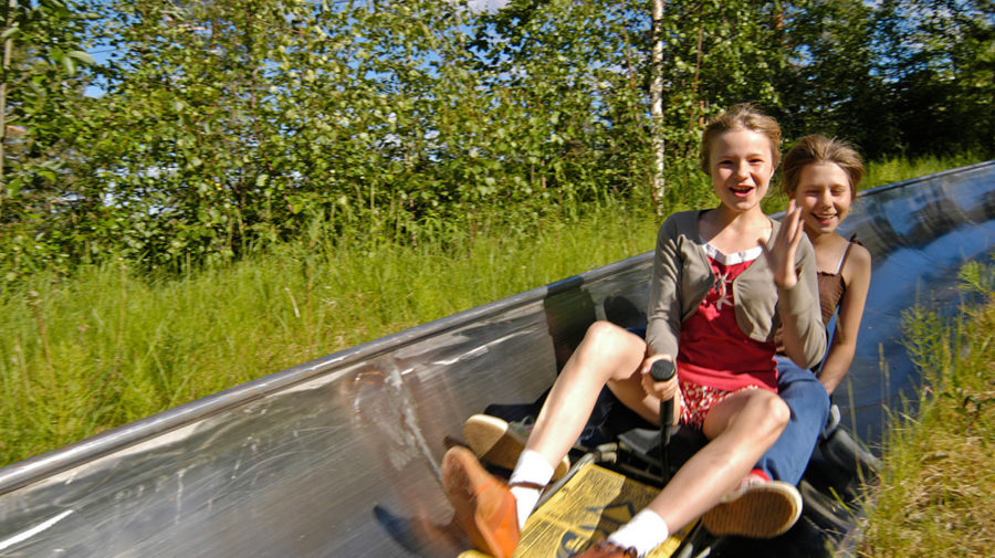 Summer-bobsleigh-at-Ounasvaara-by-Santas