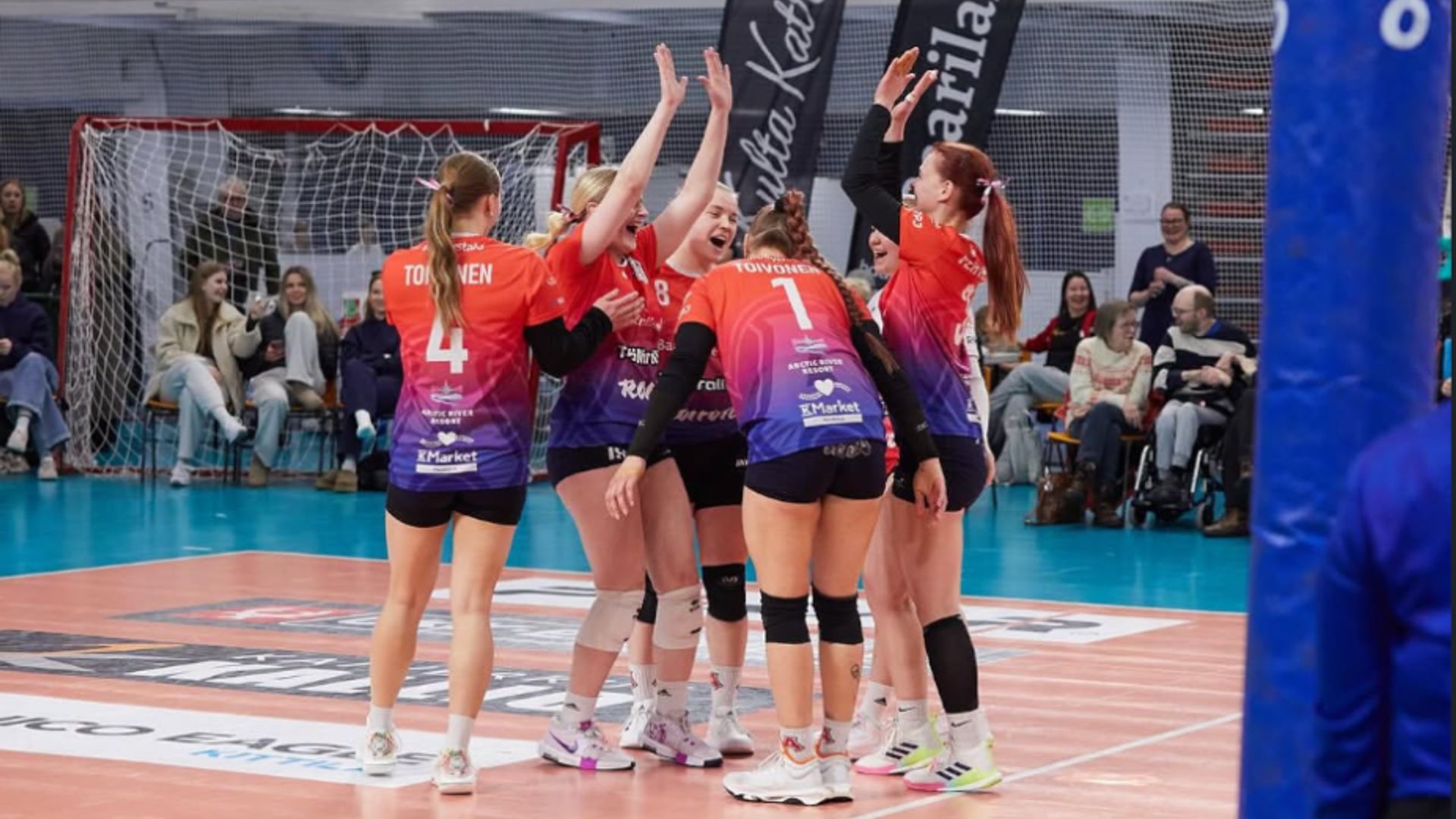 Arctic Volley N2 tuulettamassa onnistuneelle suoritukselle!