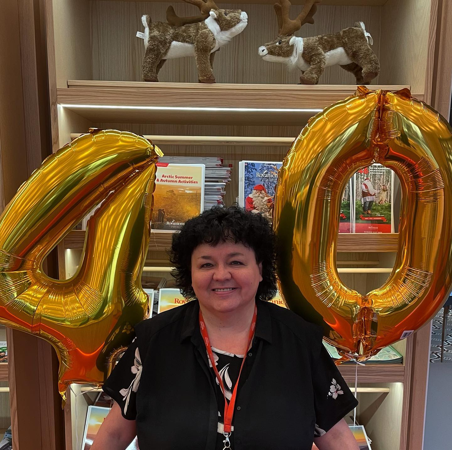 Leena has been serving customers in Rovaniemi Tourist Information with a big heart for exactly 40 years today. Congratulations! ❤️

#visitrovaniemi #rovaniemi