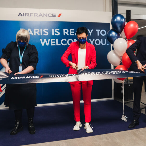 Air France New Flight Route from Paris to Rovaniemi Lapland Finland pictures by Visit Rovaniemi