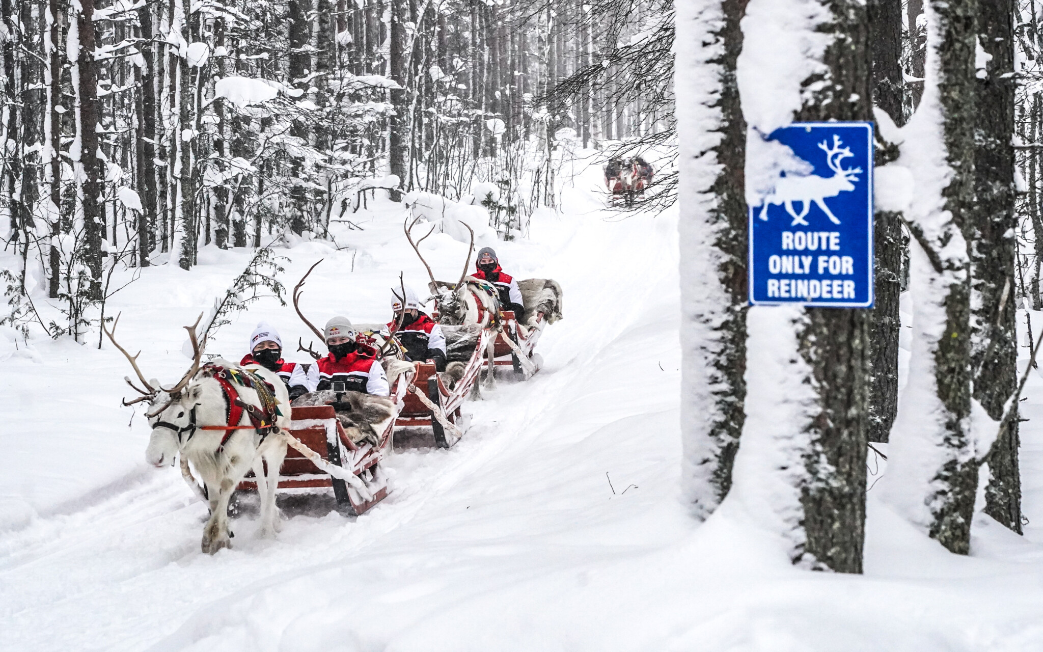 Arctic Rally Finland The Rally teams day in Santa Claus Village