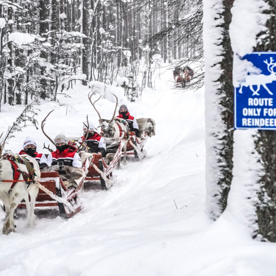 Arctic Rally Finland The Rally teams day in Santa Claus Village