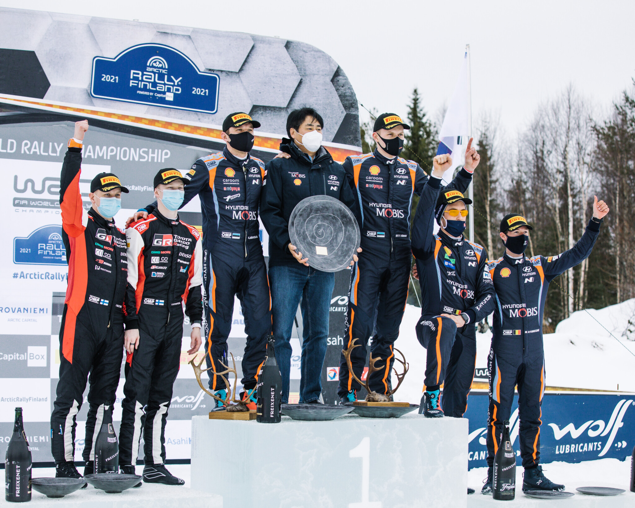 Arctic Rally Finland Visit Rovaniemi the podium (1)