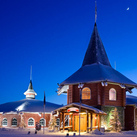 Christmas House in Santa Claus Village, Rovaniemi, Lapland, Finland