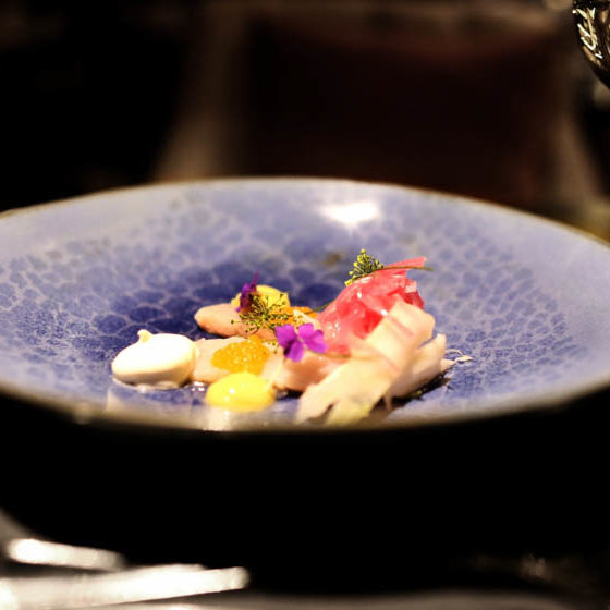 Delicious Lappish dishes in Sky Kitchen View in Rovaniemi, Lapland, Finland