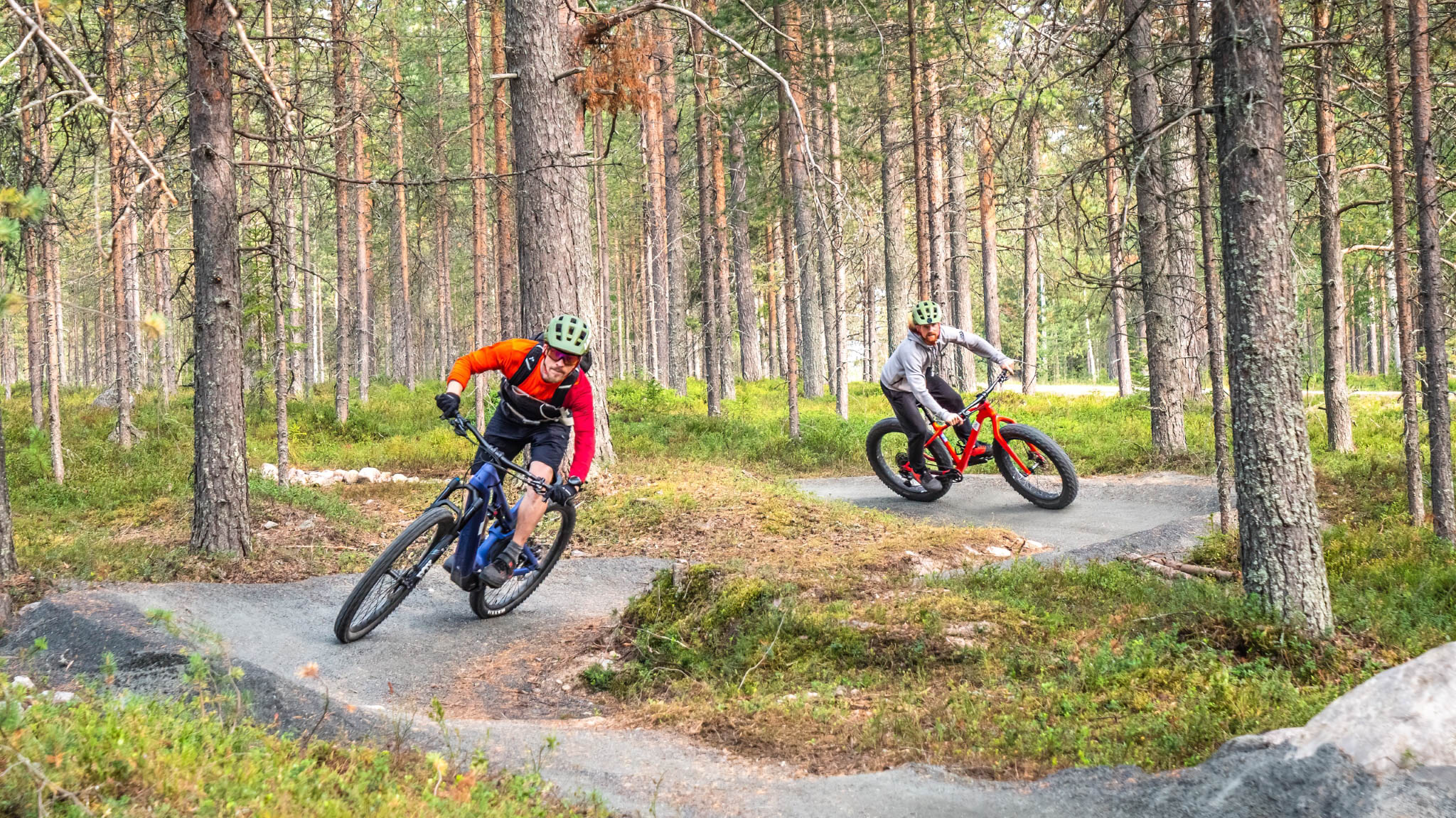 Down hill bike trails, Roll Outdoors, Rovaniemi, Lapland, Finland