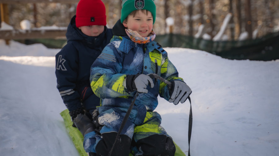 Snow sliding