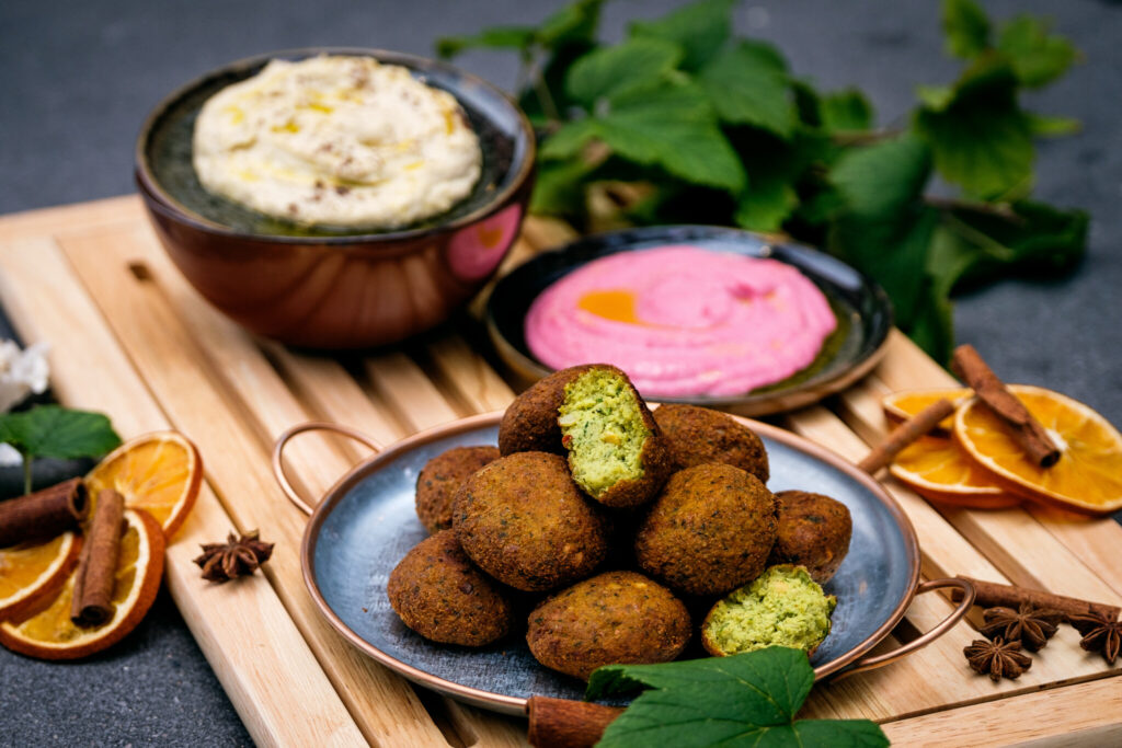 Falafel Friday in Korundi Kitchen and Cafe in Rovaniemi, Lapland, Finland