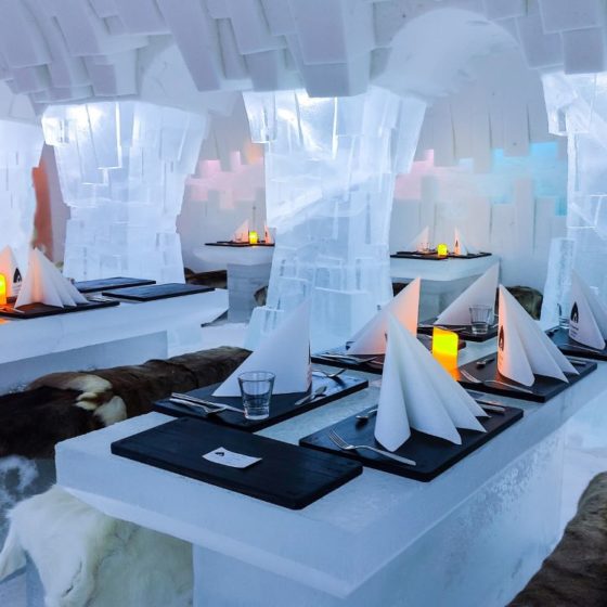 Festivities & Weddings Arctic SnowHotel & Glass Igloos Rovaniemi Lapland Finland