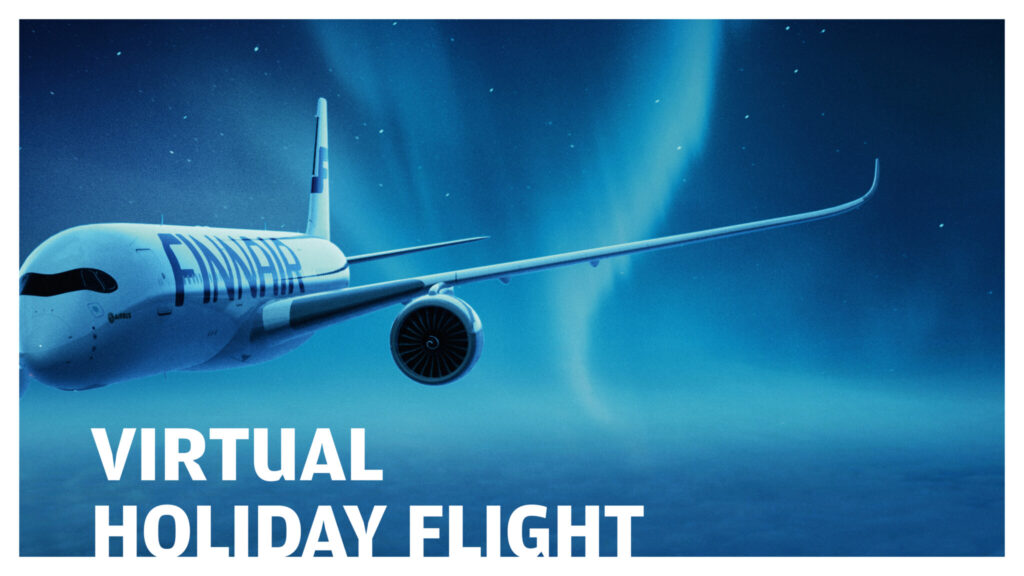 Finnair x Visit Rovaniemi virtual flight 2020 EN