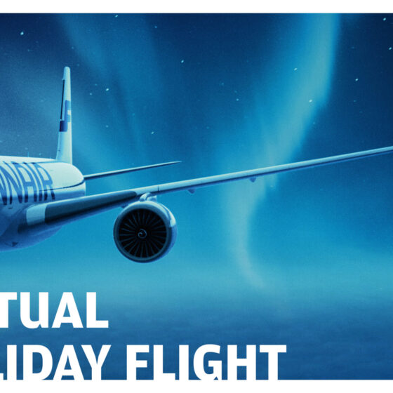 Finnair x Visit Rovaniemi virtual flight 2020 EN