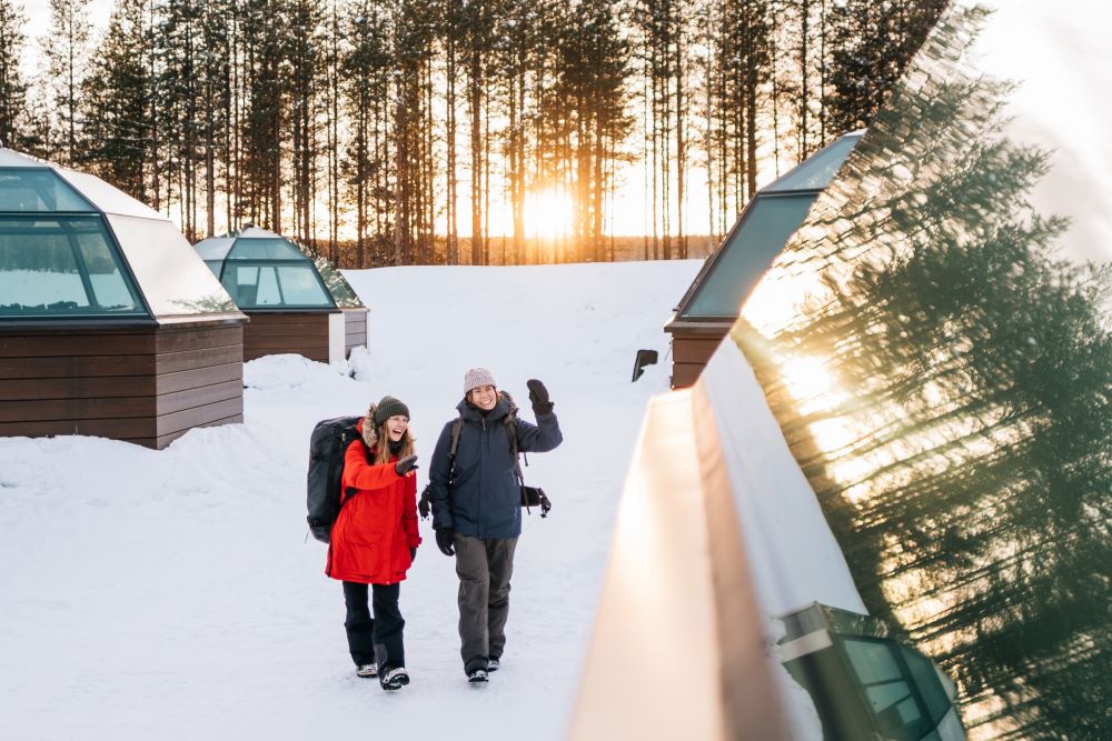 Arctic Snow Hotel & Glass Igloos, Glass Igloo, Rovaniemi, Lapland, Finland