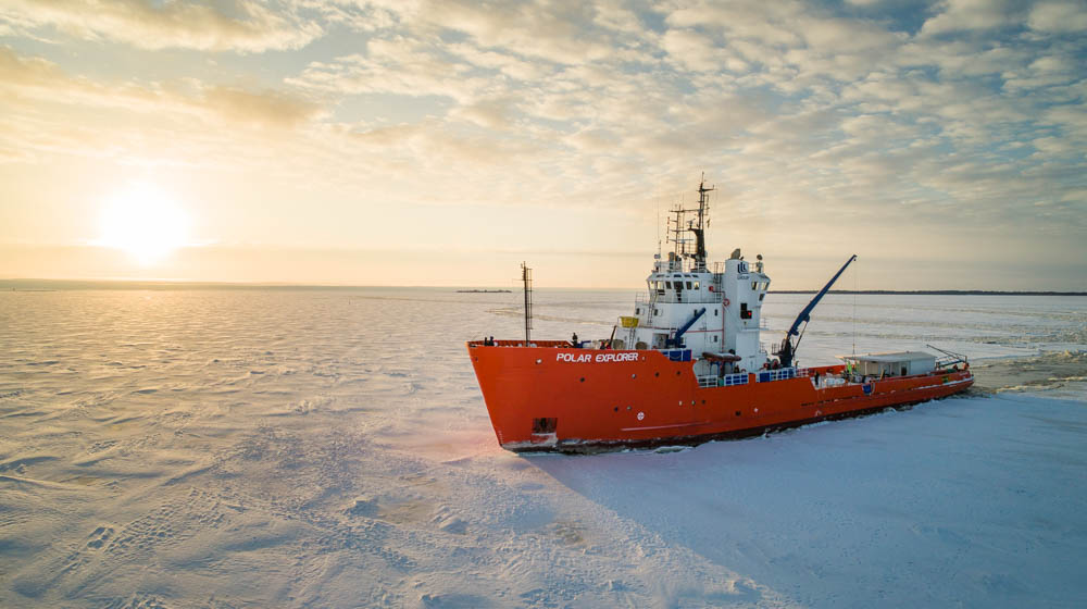Icebreaker cruise by Polar Explorer, Rovaniemi, Lapland, Finland