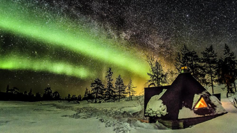 The best place for following Northern Lights