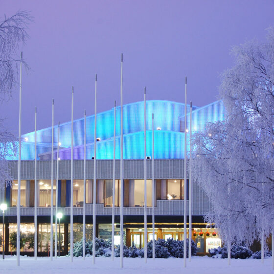 Lappia House winter, Rovaniemi, Lapland, Finland