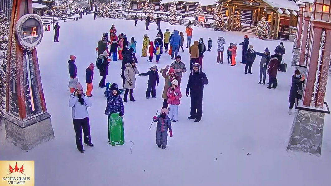 Live webcamera santa claus village rovaniemi-