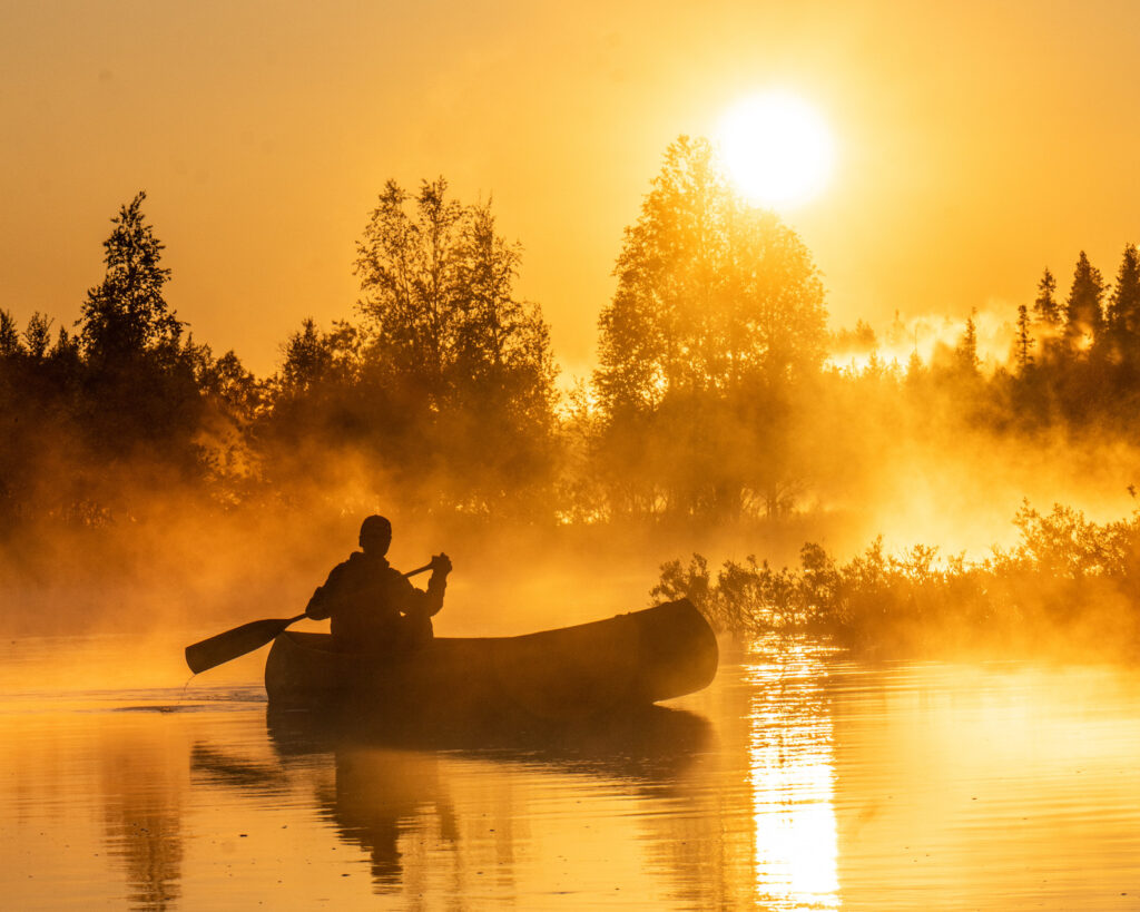 Metsa kolo kanoottiretki simojarvelle ranua rovaniemi