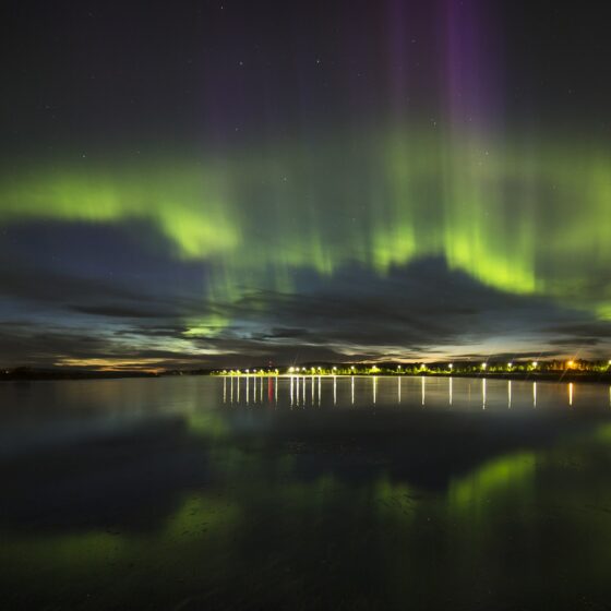 Northern Lights in Rovaniemi Lapland Finland