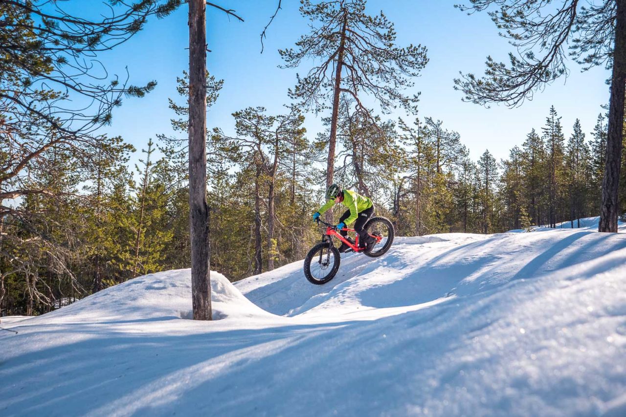 Roll Outdoors Visit Rovaniemi Fatbike Trails Ounasvaara Lapland Finland