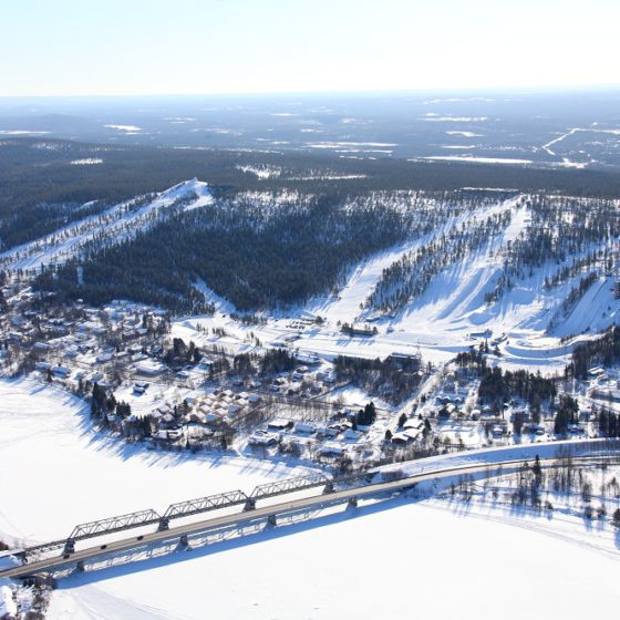Ounasvaara hiihtokeskus Lappi Rovaniemi