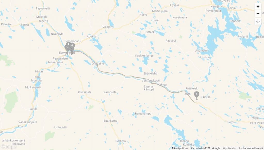 Päiväretkeilijän Rovaniemi luontoa ja kulttuuria lyhyt road trip Lapissa