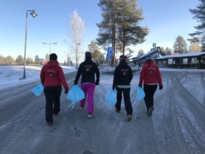 Roskatalkoot Rovaniemi Lappi Suomi