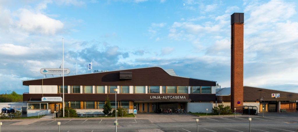 Rovaniemi bus station, Rovaniemi, Lapland, Finland