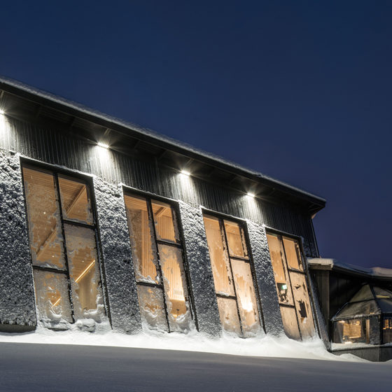 Santas Igloos Arctic Circle Restaurant Arctic Eye in Santa Claus Village, Rovaniemi, Lapland, Finland