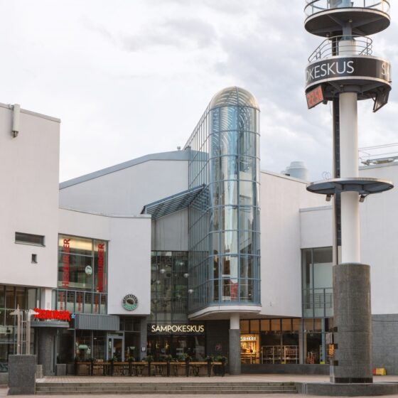 Shopping Centre Sampokeskus in Rovaniemi, Lapland, Finland