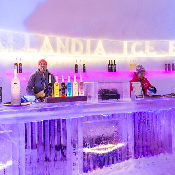 Snowman World Ice Bar at Santa Claus Village, Arctic Circle, Rovaniemi