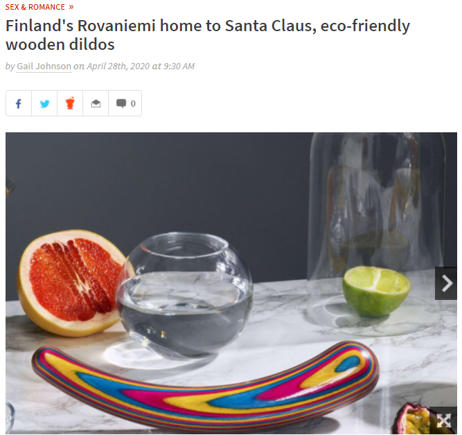 Teatiamo article in the Georgia Straight Rovaniemi Lapland Finland