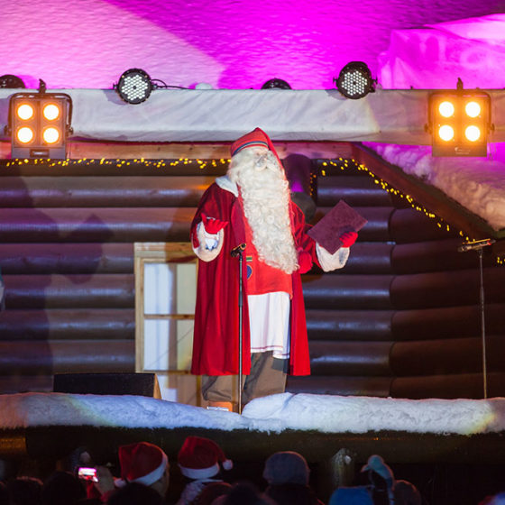 The Grand Opening of the Christmas season in Rovaniemi, the Official Hometown of Santa Claus