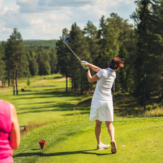 Santa Claus Golf ylitä napapiiri golfaten Visit Rovaniemi