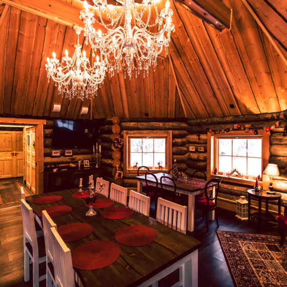 Villa Happy Fox, restaurant and meeting room, Rovaniemi, Lapland, Finland