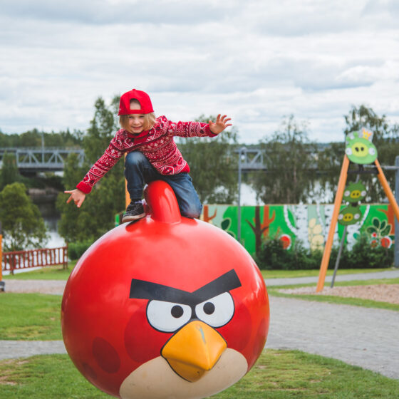 Angrybirds leikkipuisto Visit Rovaniemi Lapland Finland Käyntikohteet