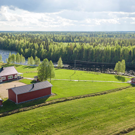 Hommala cottage in summer, Ranua, Lapland, Finland