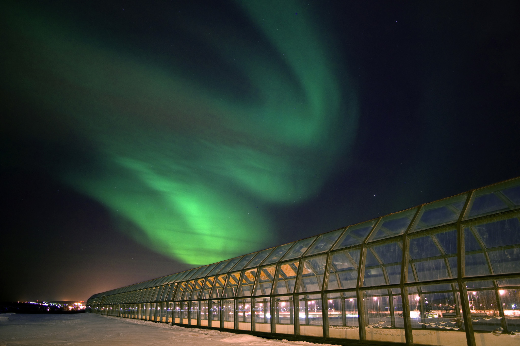 Northern Lights in Rovaniemi, Lapland, Finland