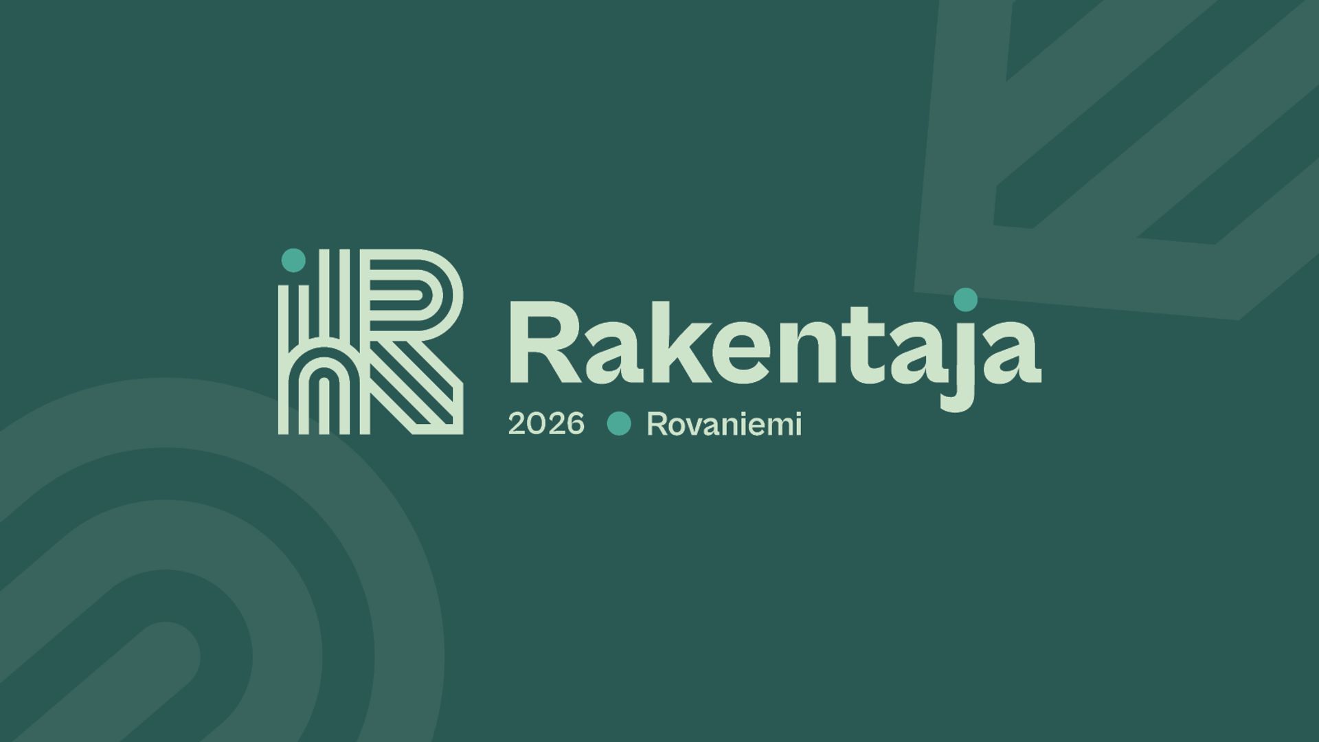 Rakentaja 2026 -messutapahtuman logo.