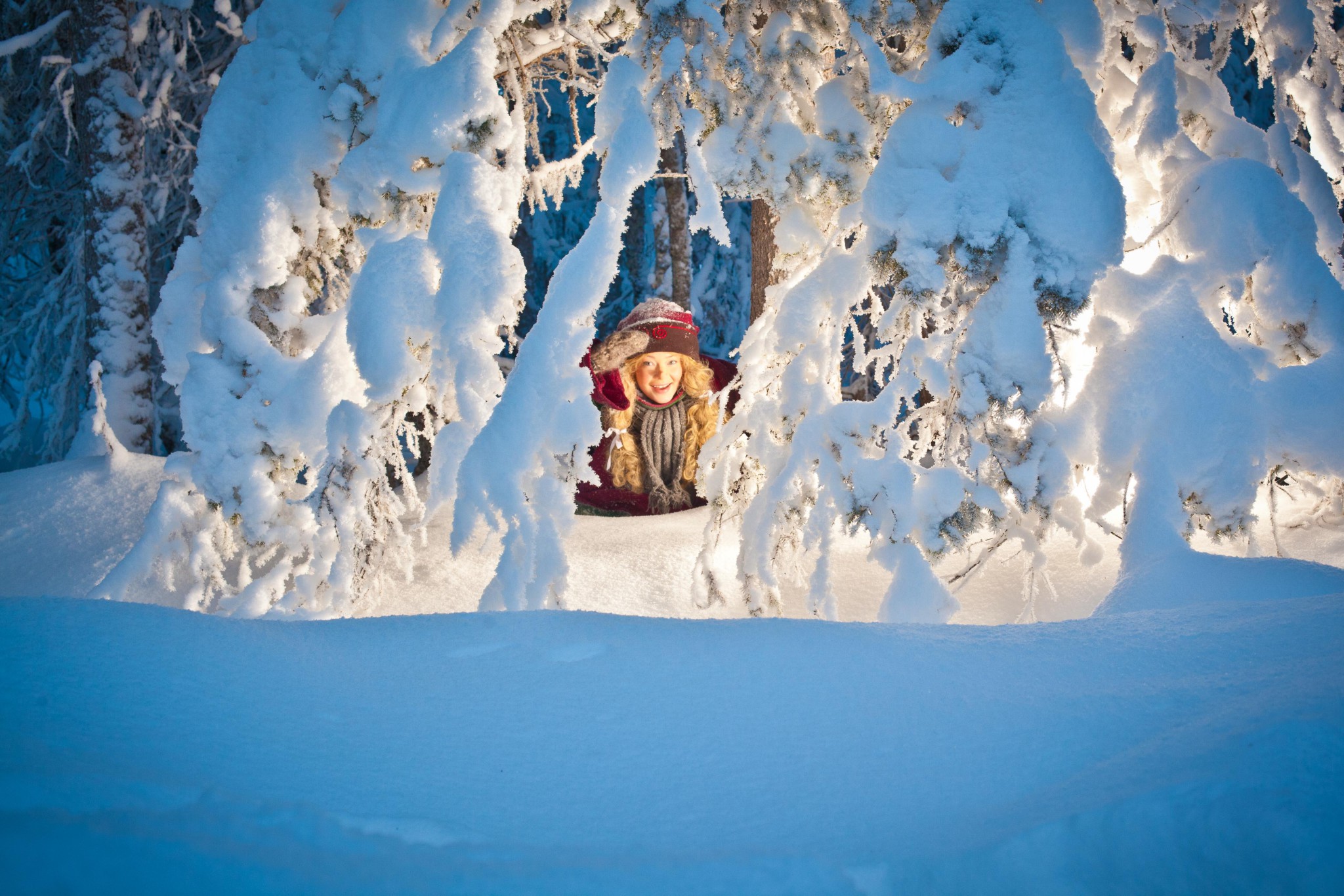 Santa Claus secret forest Joulukka in Rovaniemi