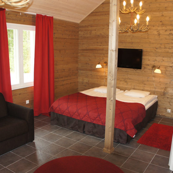 santa claus holiday village in Rovaniemi, Lapland, Finland
