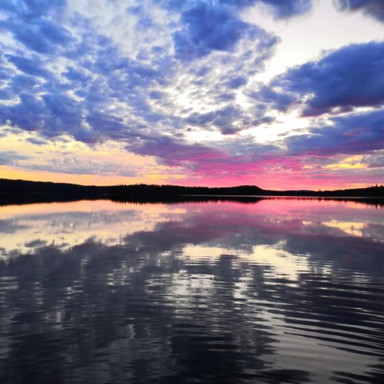 sky colours, Johka, Rovaniemi, Lapland, Finland