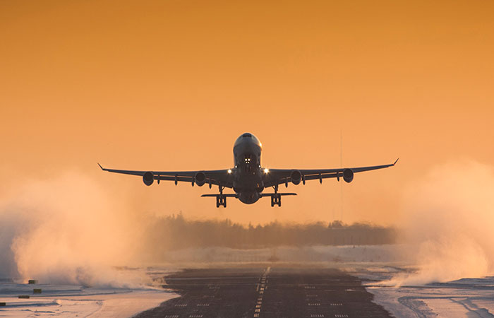 Getting to Rovaniemi, Lapland, Finland is easy by plane - photo by Finnair