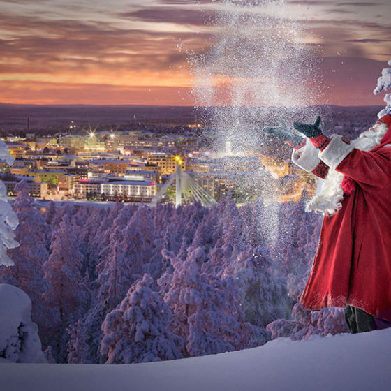 Rovaniemi is the Official Hometown of Santa Claus in Lapland, Finland